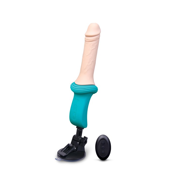 (image for) b-Vibe Realistic Thrusting Dildo Machine