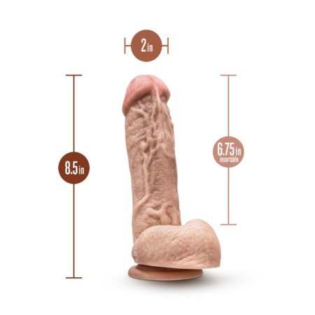 (image for) Dr Skin - Mr D - 8.5" Dildo w/ Balls