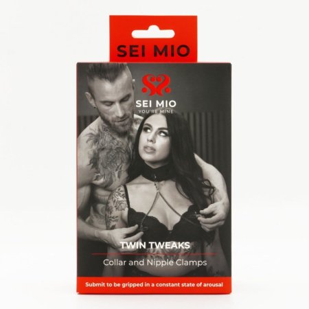 (image for) SEI MIO Twin Tweaks Collar/Nipple Clamps