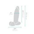 (image for) b-Vibe Slipskin Realistic Silicone Dildo 7" Girthy - Mocha