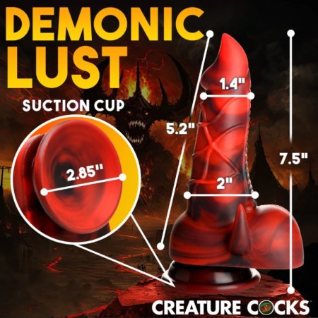 (image for) Horny Devil Demon Silicone Dildo