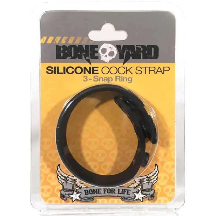(image for) BoneYard Cock Strap - Black
