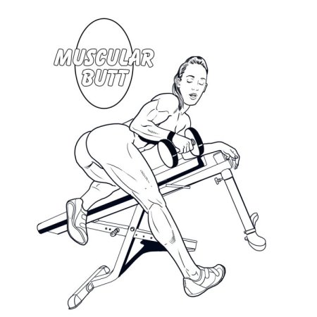 (image for) Sexy Butts Adult Colouring Book *