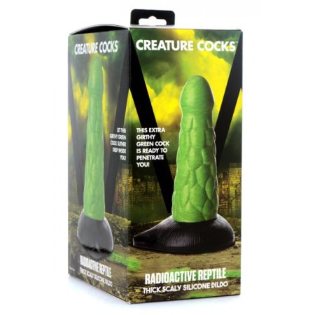 (image for) Radioactive Reptile Thick Scaly Dildo *