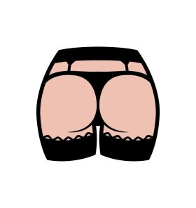 Enamel Pin: Sexy Butt