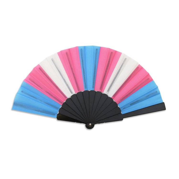 (image for) Transgender Pride Hand Fan