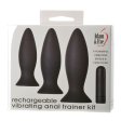 (image for) Adam & Eve Rechargeable Vibrating Anal Plug Trainer Kit