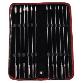 Stainless Steel 12 Piece Rosebud Dilator Set