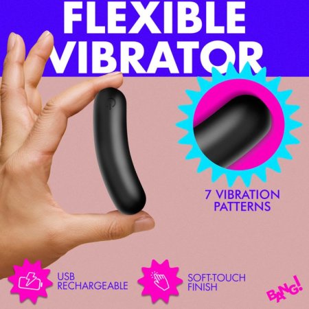 (image for) Flexible Silicone Bullet - Black