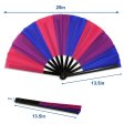 (image for) Bisexual Pride X-Large Hand Fan