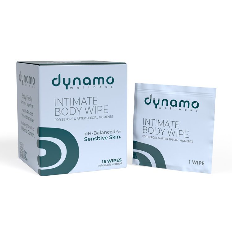 (image for) Dynamo Wellness Intimate Body Wipe - 15 Pack