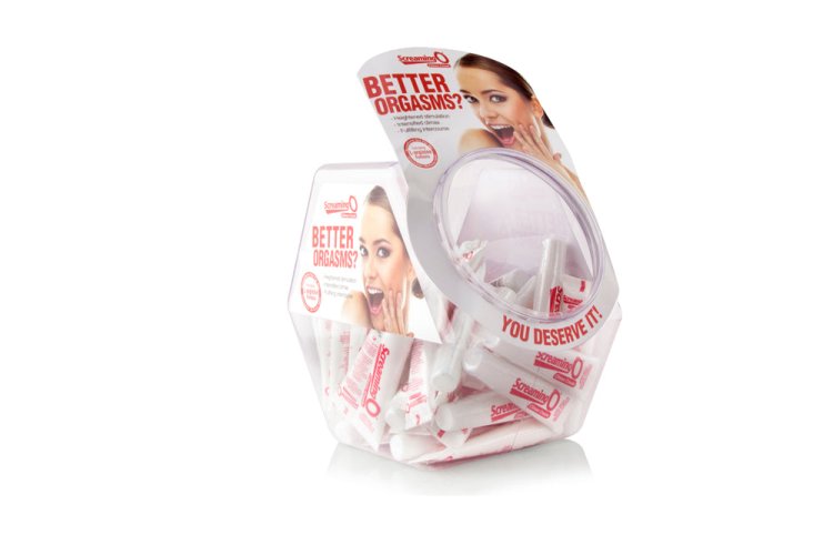(image for) Screaming O Climax Cream in candy bowl