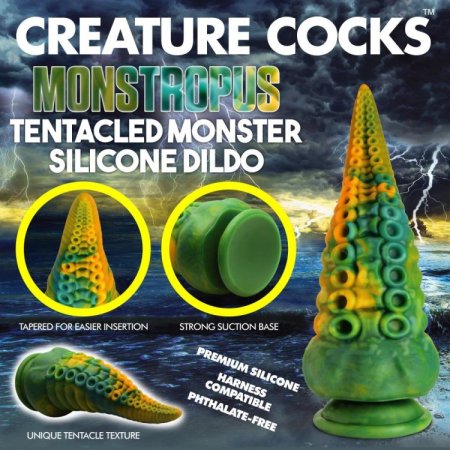 (image for) Monstropus Tentacled Monster Silic Dildo