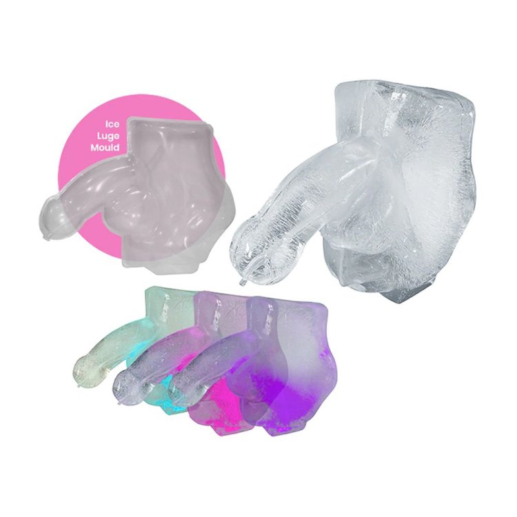 (image for) Huge Penis Ice Luge - party drinking!