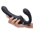 (image for) 10X Mighty Rider Vibrating Strapless Strap-on - Black