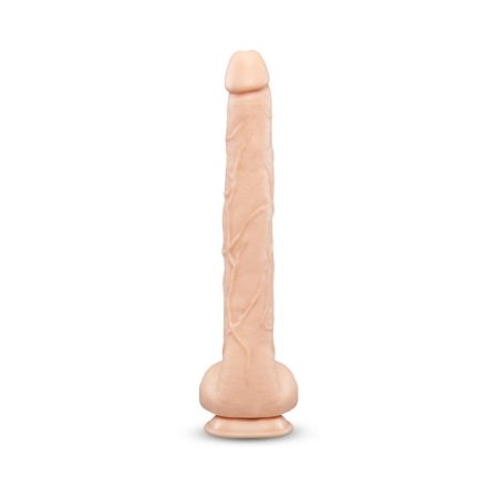 (image for) BONE - 17" DEEP-INSERT DILDO WITH REALISTIC BALLS AND SUCTION CUP