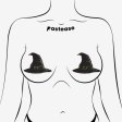 (image for) Disco Black Spooky Witches Hat Breast Pasties