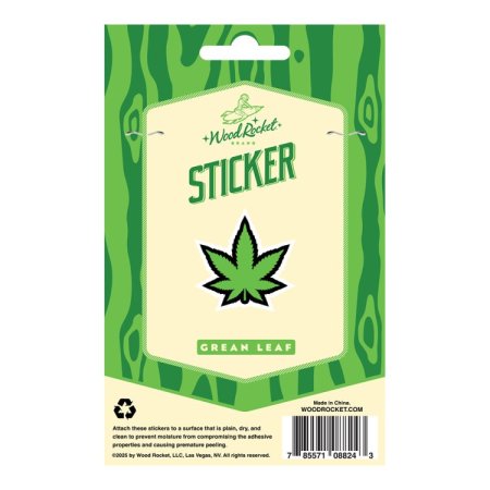 (image for) Green Leaf Sticker
