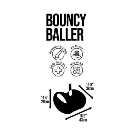(image for) Bouncy Baller Inflatable Dildo