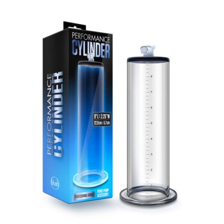 (image for) Performance - 9" x 2.5" Penis Pump Cylinder - Clear