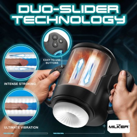 (image for) Cyber Milker Stroking & Vibrating Masturbator