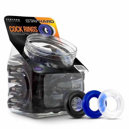 (image for) Stay Hard Donut Rings - 50 pc Display