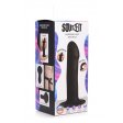 (image for) Squeezable Phallic Dildo - Black