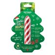 (image for) HORNY CHRISTMAS- Santa's Little Helper- Candy Cane Stripe Bullet. Liquid Silicone. Multi=Speed. Rechargeable.