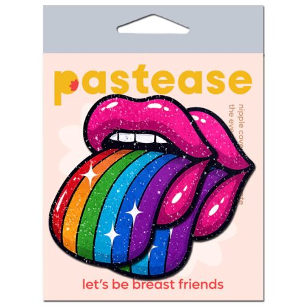 (image for) Taste the Rainbow Sparkling Tongue Out Pasties