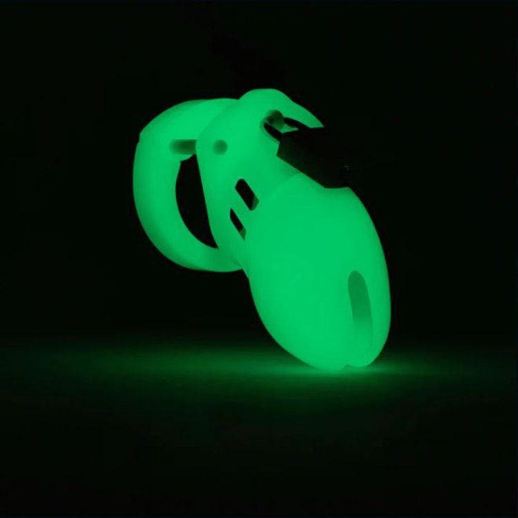 (image for) CB-6000S Cock Cage Kit - Glow in Dark