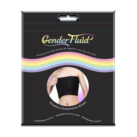 (image for) GF Strapless Chest Binder - Black 3XL