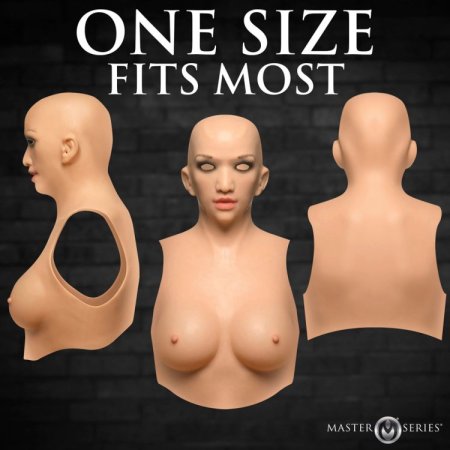 (image for) Sexy Skin Suit Silicone Head, Face & C Cup Breasts