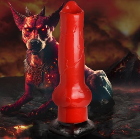 (image for) Hell-Hound Canine Penis GIANT 3' Dildo