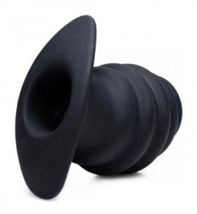Hive Ass Tunnel Ribbed Hollow Plug - Med Hive Ass Tunnel Ribbed Hollow Plug - Med
