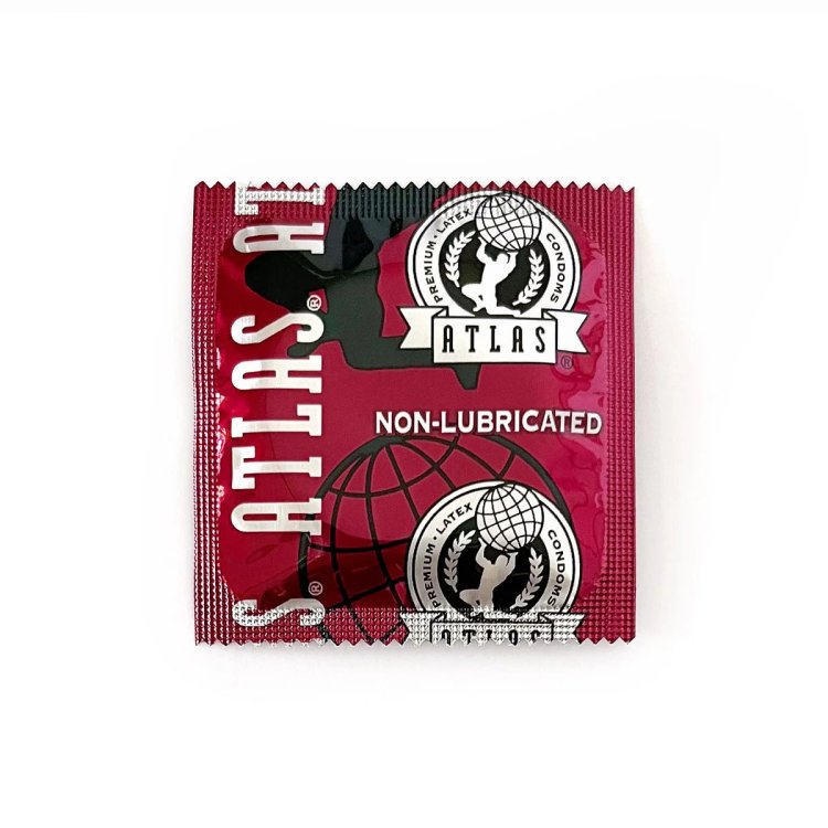 (image for) Atlas Plain Non-lubricated Condoms 100pc Bowl