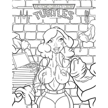 (image for) Porn Parody Colouring Book