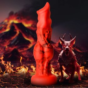 Fire Hound Silicone Dildo - Small Fire Hound Silicone Dildo - Small