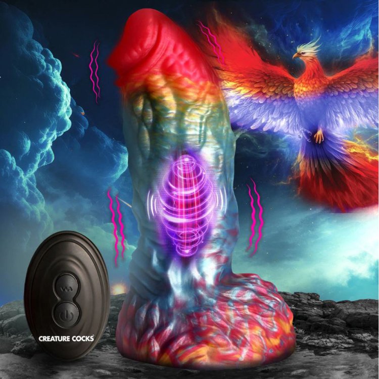 (image for) Rainbow Phoenix Vibrating Silicone R/C