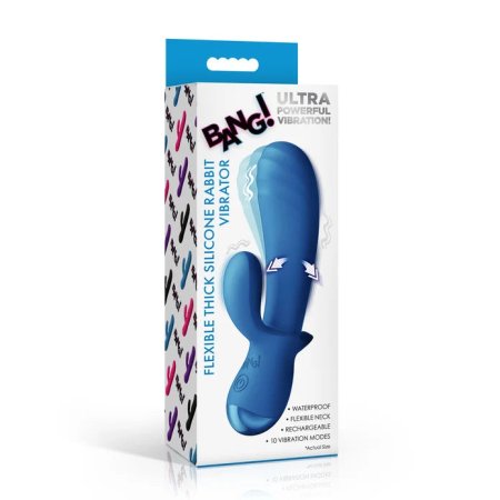 (image for) Flexible Thick Silicone Rabbit Vibrator