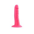 (image for) Neo Elite - 6" Silicone Dual Density Cock - Neon Pink