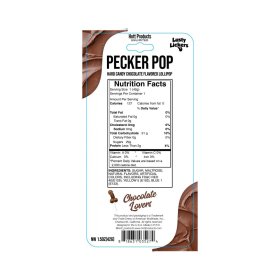 Lusty Lickers Pecker Pop - Chocolate Lusty Lickers Pecker Pop - Chocolate