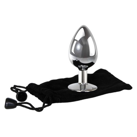 (image for) Adam & Eve Clear Gem Anal Plug Large