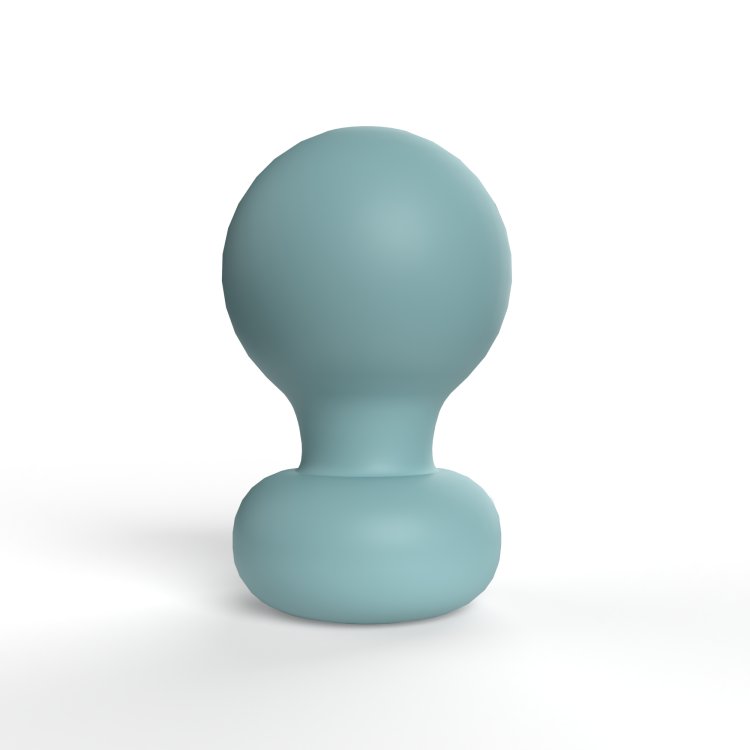 (image for) Screaming O Cuties Palmy Palm Vibrator - Powder Blue