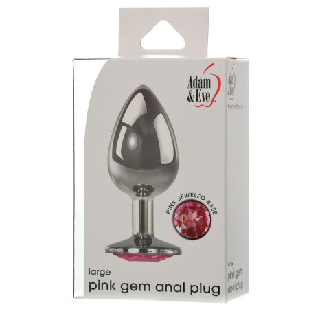 (image for) Adam & Eve Pink Gem Anal Plug Large