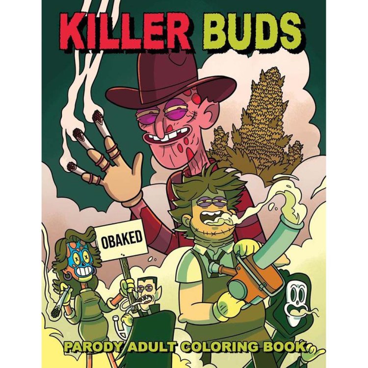 (image for) Killer Buds Colouring Book