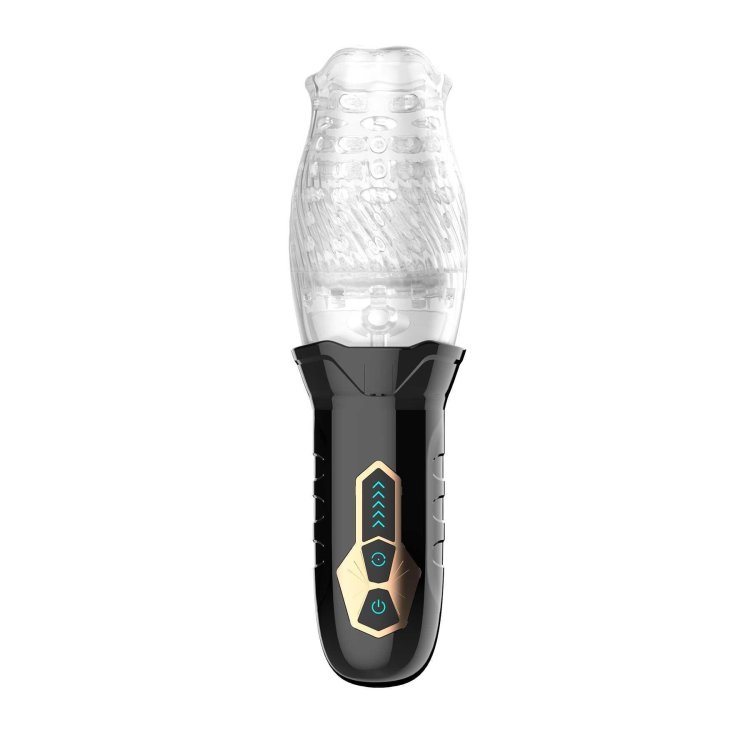 (image for) Adam & Eve Adam\'s Gawk Gawk Rotating & Vibrating Masturbator