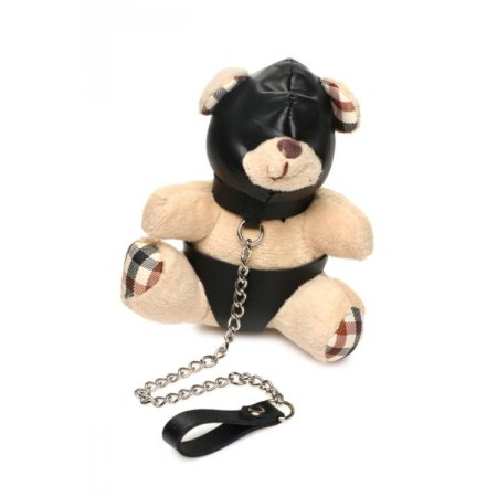 (image for) Hooded Bondage Teddy Bear Keychain