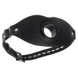 (image for) Leather Locking Open Mouth Feeder Gag