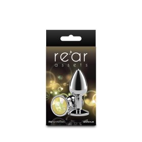 Rear Assets - Silver - Small - Yellow Gem Rear Assets - Silver - Small - Yellow Gem