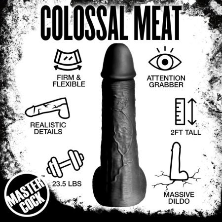 (image for) Moby 2 Foot Tall Super Dildo - Black